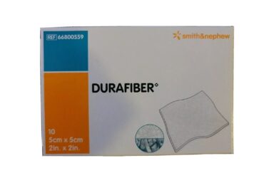 66800559	DURAFIBER GELLING FIBER DRESSING 2" X 2"	CS200
