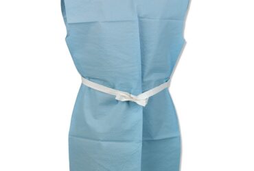 TIDI PRODUCTS LLC 918156 PATIENT GOWN, 2 PLY, SCRIM, BLUE 36X44" CS25