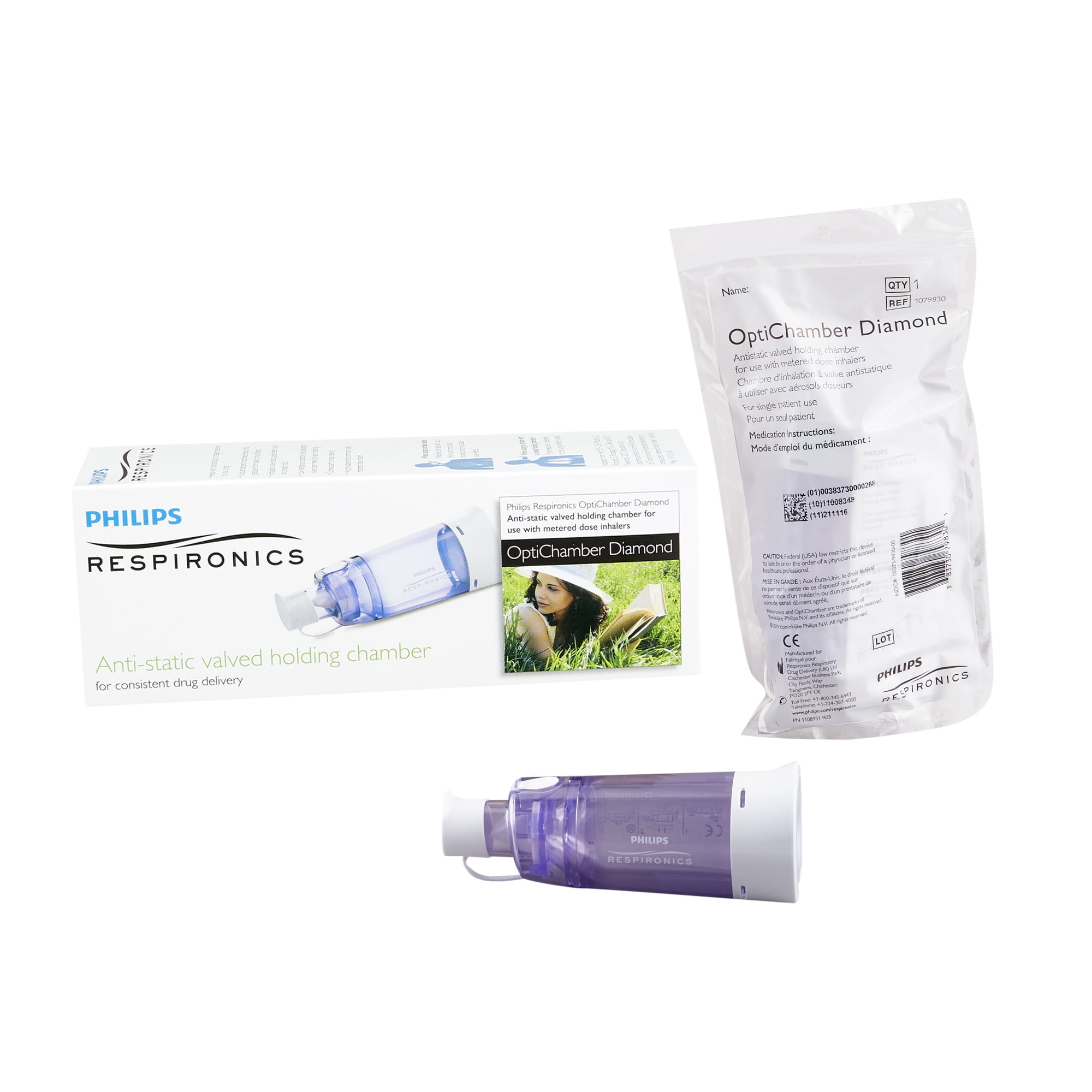 71iI-H0QVZL._AC_SX679_PIbundle-4,TopRight,0,0_SH20_ 107-7478 VYAIRE OPTICHAMBER DIAMOND HOLD CHAMBER NO MASK, CS10