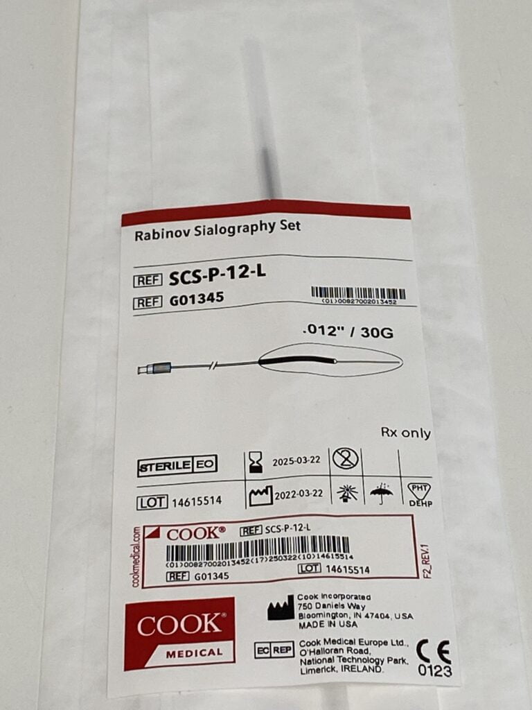 COOK MEDICAL Rabinov Sialography Set G01345