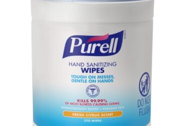 9113-06 GOJO CLEANING WIPES POPUP CANISTER 6X6-3/4" CS6