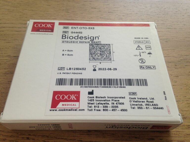 COOK MEDICAL Biodesign Otologic Repair Graft G44452