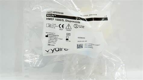 557070100 VYAIRE ANESTHESIA CIRCUIT FILTER, HMEF1000 BX50