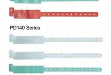 120-11-PDJ PDC HEALTHCARE VERI- COLOR INCERT ID WRISTBAND,WHITE BX250