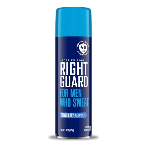 850042203019 RIGHT GUARD SPRAY SPORT POWDER DRY 6OZ