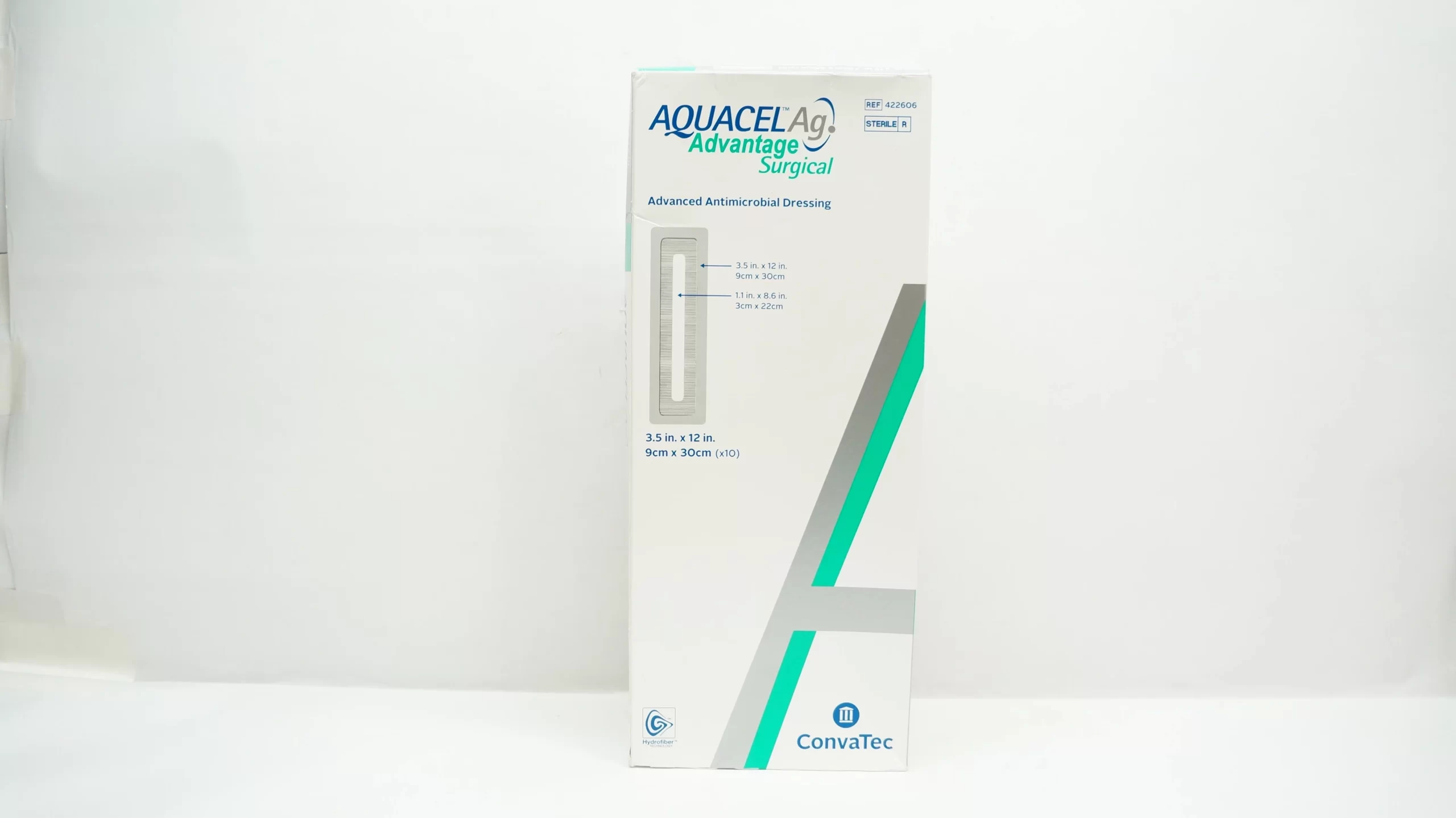 ns10165324-convatec-422606-aquacel-ag-antimicrobial-dressing-35inch-x-12inch-box-of-10 CONVATEC Aquacel Ag. 422606 - Image 1