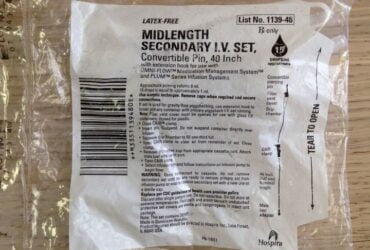 HOSPIRA	Midlength Secondary I.V Set  1139-48