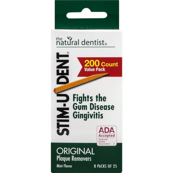 334362000119 STIM-U-DENT ORIG UN-PLAST PLAQUE REMOVER MINT 200 CT