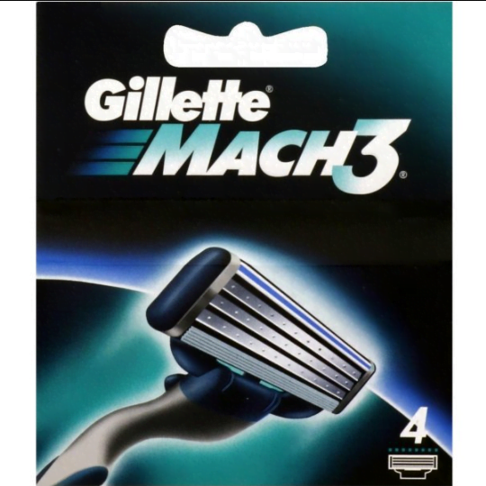 PM7619 Gillette Mach 3 Razor Blade (4pack)