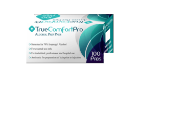 HA4128 Home Aide True Comfort Pro Alcohol Prep pads 100ct