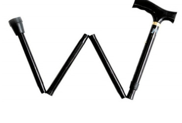 CNFBK ProBasics Offset Folding Cane Black, Pack of 2