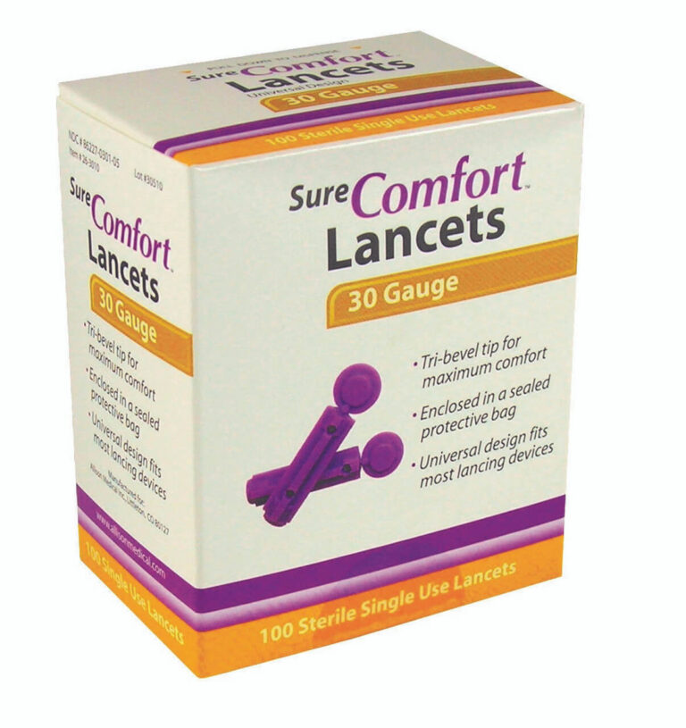 26-3010 Allison Medical SureComfort Lancet 30G (100/Box)