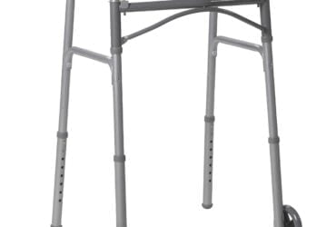 10245CE-4 Competitive Edge 2-Button Walker With 5 Inch Wheel