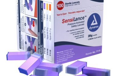 DY7115 SensiLance Pressure Activated Safety Lancets 28g 100/ Box
