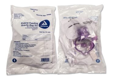 Dynarex 4280 Delivery Gravity Bag Set 1200cc Capacity
