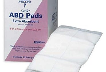 7196 Curity Sterile Abdominal Pad 5″ x 9″