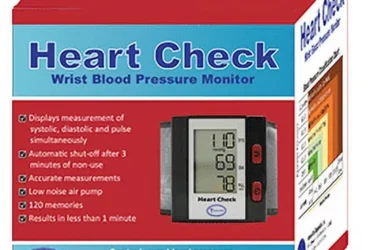 1072 Home Aide Heart Check Wrist Blood Pressure Monitor