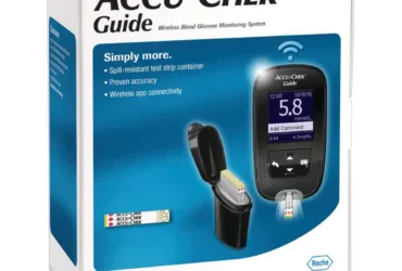 GUIDEMTR Accu-Chek Guide Meter Kit Includes FastClix lancing Device with 6 Lancets(1 Drum)