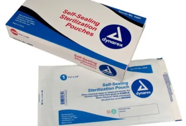 4465 Dynarex Sterilization Pouches 7.5in x 13in (200/Box) Pack of 2
