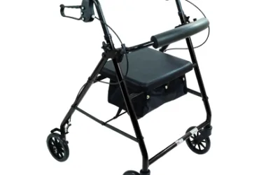 RLA6BK Probasics Aluminum Rollator 6in Wheels 300lb Capacity Black