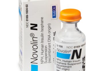 NOVON Novolin NPH vial. 10ml