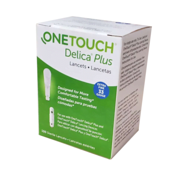 OTPDEL33 One Touch Delica Plus Lancets 33g