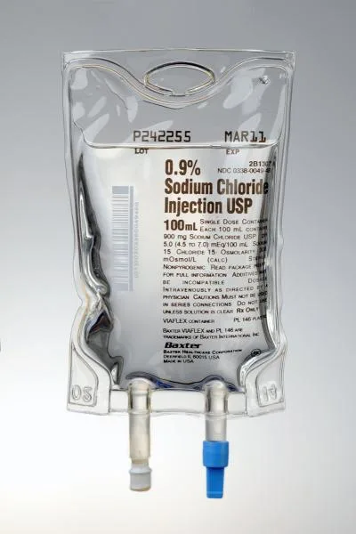 BAXTER 2B1307 SODIUM CHLORIDE, SOL 0.9% 100ML (96/PK)