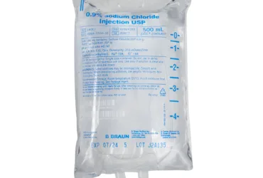 B. BRAUN MEDICAL L8001 SOD CHL, IVSOL PVC DEHP FREE 0.9% 500ML (24/CS)