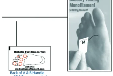 MEDICAL MONOFILA BSENSORY220 MONOFILAMENT TEST, SENSORY W/ HNDL F/FOOT 10GM (20