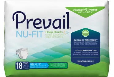 FIRST QUALITY PR NU-013/1 BRIEF, NU-FIT LG (18/PK 4PK/CS)