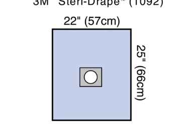 3M HEALTH CARE 1092 DRAPE, MINOR PROCEDURE (25/BX)