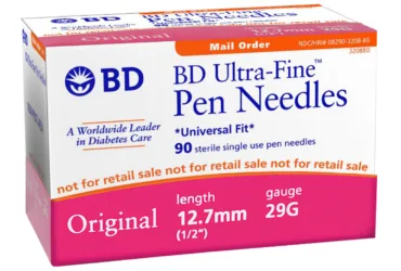 29-320880 BD Ultra-Fine Pen Needles 1/2x 29 Gauge 90/Box