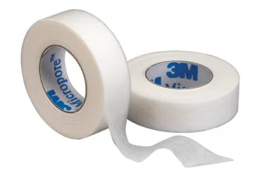 15331 3M Micropore Hypoallergenic Paper Surgical Tape with Rayon Backing Tan Latex-free 1 x 10 yds, Pack of 2