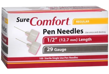 AMPN1229G Allison Medical Pen Needle 29G 1/2″ (12mm)(100/Box)(24-1010), Pack of 2