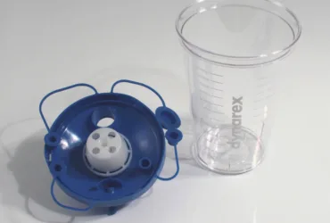 4670 Dynarex Suction Canister (Hi-Flow) W/Lid 1200cc – Each, Pack of 2