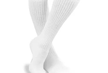 SensiFoot Knee-High Mild Compression Diabetic Sock X-Large, White