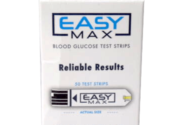 EASYMax Blood Glucose Test Strips Mail Order box 50 Ct. - 2 Packs