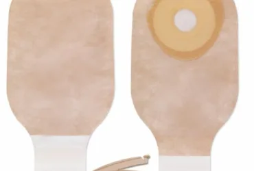 88430 Premier 1-Piece Drainable Pouch Precut 1-3/16″, Lock N Roll, Transparent