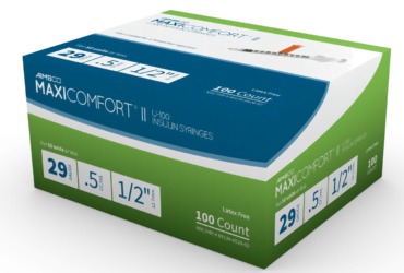 MHC528 Aimsco Insulin Syringe 29G .5CC 1/2in, Pack of 2