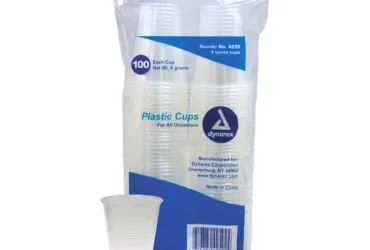 4259 Dynarex Plastic Cups 9 oz. 25/100/Cs