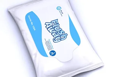 1323 Dynarex Flushable Wipes 5×8 Junior Tub Pack 12/42cs