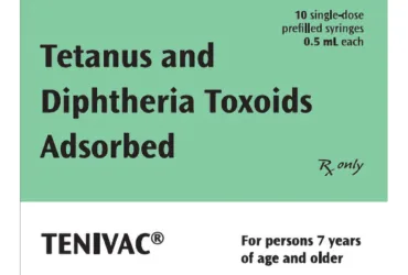 SANOFI PASTEUR	49281021515	TETANUS+DIP TOXOID TENIVAC, PFS 10X1ML (10/PK)