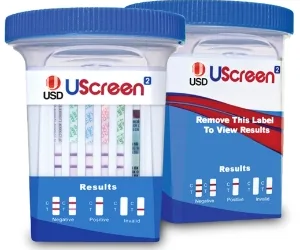 U.S. DIAGNOSTICS USSCUPA-12CLIA DRUG SCREEN, 12PNL WAIVED CUP (25/BX)
