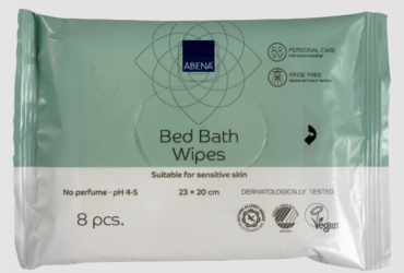 491925 Bed Bath Wipes - Biodegradable/Microwave 160/CS