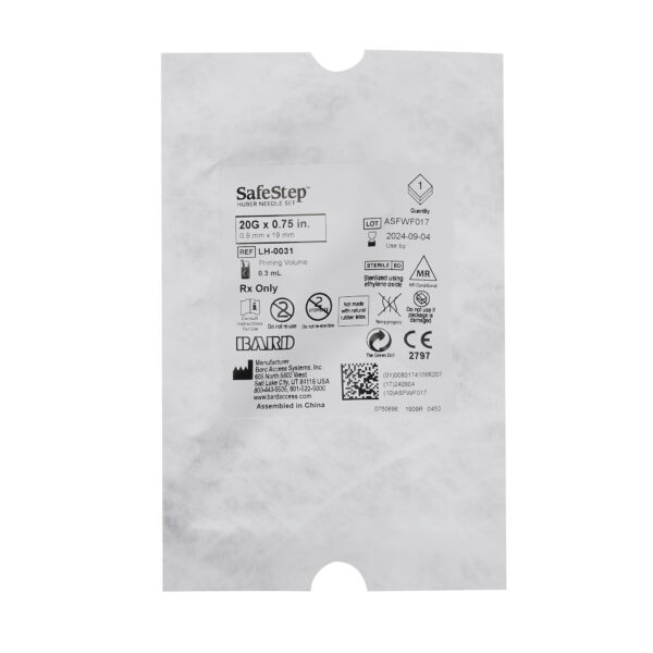 LH-0031 NEEDLE, SAFE STEP 20GX3/4" (25/CS)