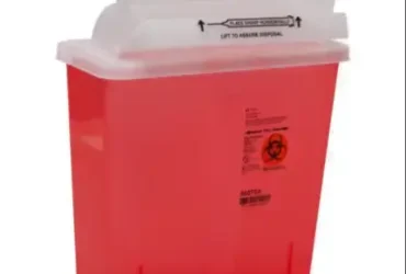 8507SA SharpStar Sharps Container 5q Trnslcnt Rd 12.5x5.5x10.75 Ld Hrzntl Drp Plypro 20 EA/CA