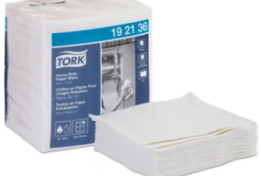 ESSITY 192136 PAPER WIPER HEAVY DUTY 1/4-FOLD 1PLY WTE 13"X12.5" CS16