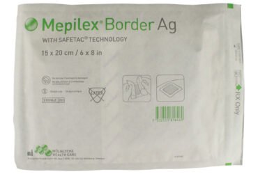 395990 MEPILEX BORDER AG POST-OP ANTIMICROBIAL FOAM DRESSING 25CS