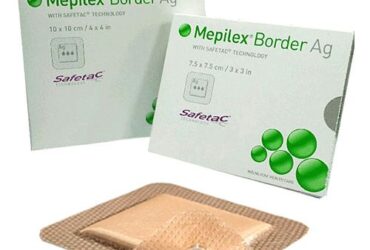 395790 MEPILEX BORDER AG ANTIMICROBIAL FOAM DRESSING 35CS