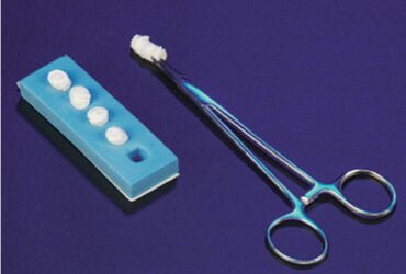 DEROYAL INDUSTRIES 30-106 SURGICAL PEANUT SPONGE X-RAY DETECTABLE 3/8IN 250CS